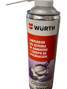 LIMPIADOR ADMISION Y CUERPO DE ACELERACION  WURTH 500 ML