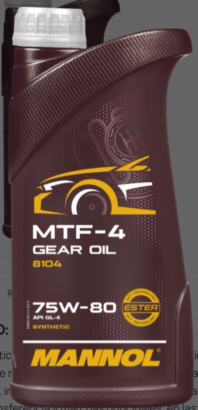 MANNOL MTF-4 75 W 80 GL-4 SINTETICO (MN8104-1) 1L.