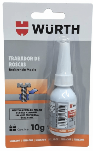 TRABADOR DE ROSCAS 10 GR WURTH RESISTENCIA MEDIA